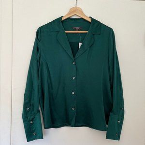 Banana Republic Emerald Green Blouse